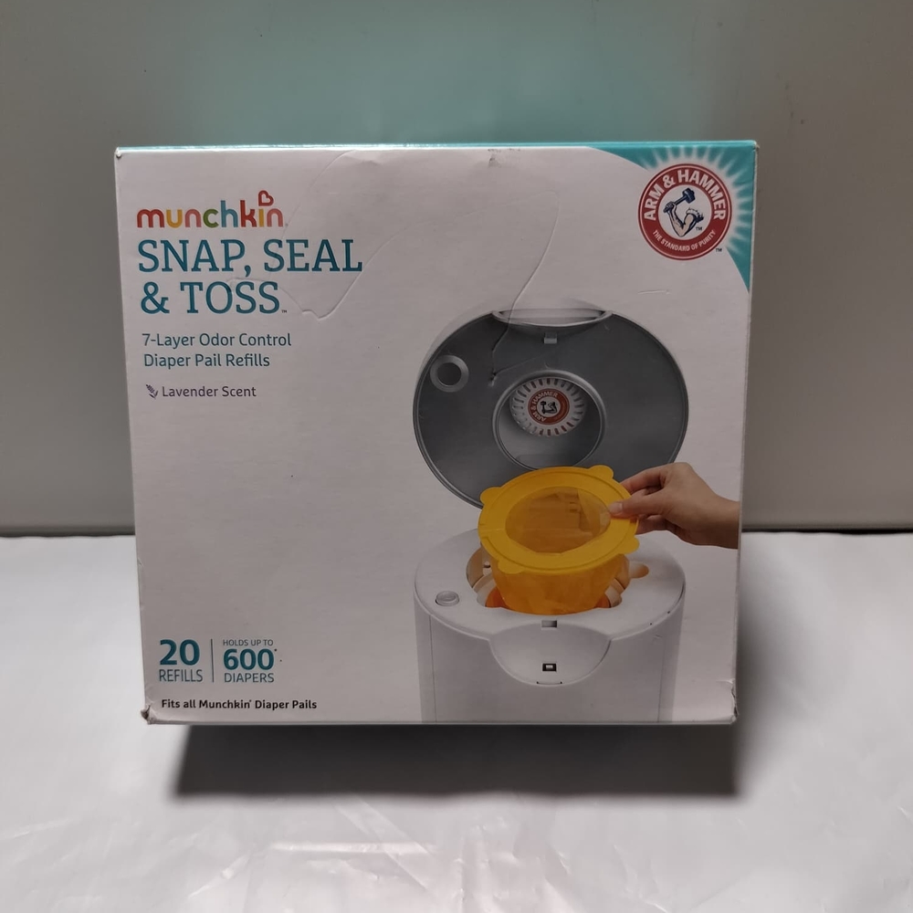 Munchkin Snap, Seal & Toss Diaper Pail Refills - Yellow